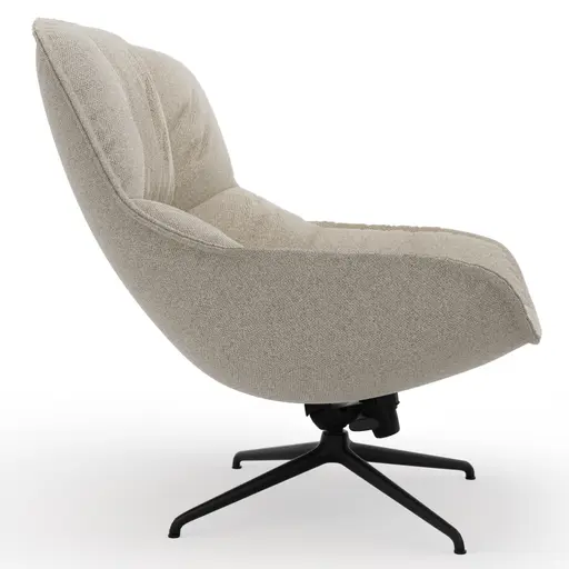 Sessel Unn - Stoff, Beige