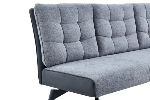 Bank - Stoff, Dunkelgrau, Vintage Anthrazit