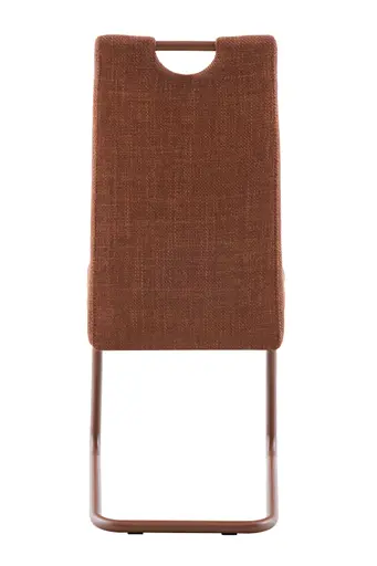 Freischwinger - Stoff, Kupfer