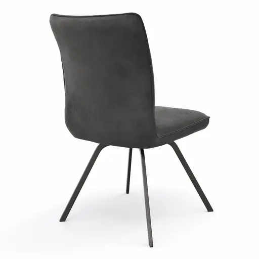 Stuhl Calyra - Stoff, Anthrazit