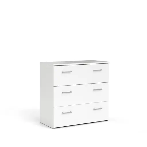 Kommode - B ca. 74 cm, Weiß