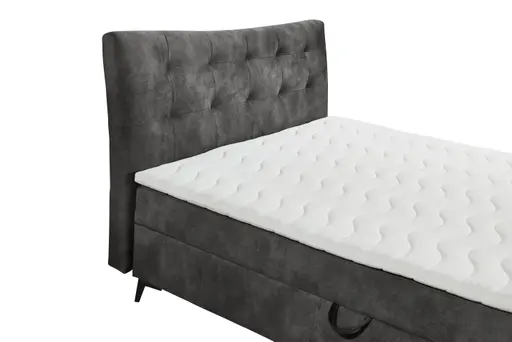 Boxbett- Liegefläche ca. 160x200 cm, Stoff, Espresso