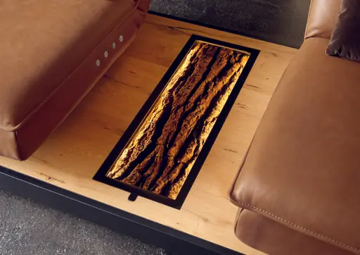 Sofa - 2-Sitzer, Relaxfunktion motorisch, Leder, Curry