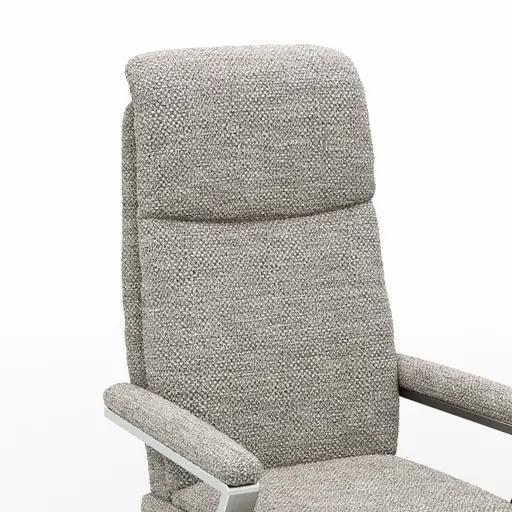   Drehsessel Enno Lazyline - Größe L inkl. Relaxfunktion, Stoff, Silber