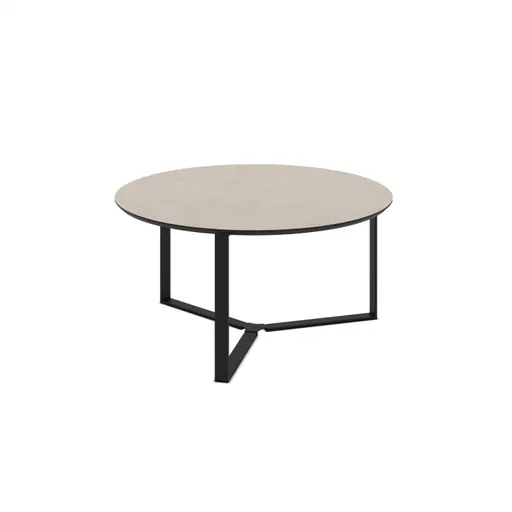 Couchtisch - 2er Set, Kaschmir, Schweizer Kante, Schwarz