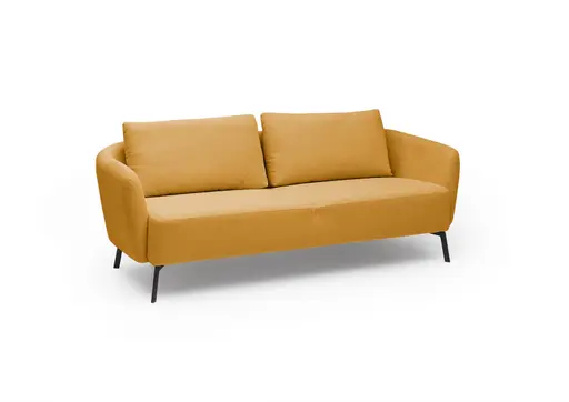 Sofa CARLLOTA - 3-Sitzer, Stoff, Kurkuma
