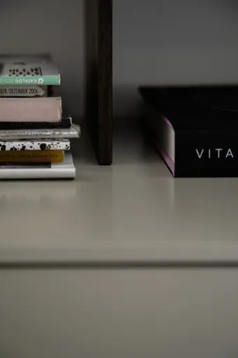 Wohnwand 3900 - Lack matt, hellgrau