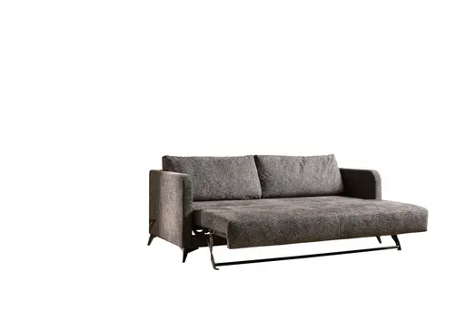 Schlafsofa - Stoff, Anthrazit