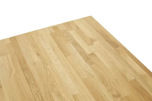 Esstisch - ausziehbar, LB ca. 125x80 cm, Wildeiche massiv geölt