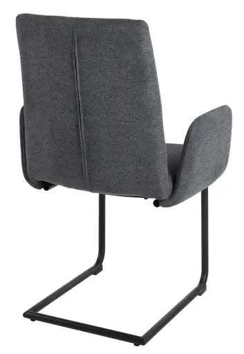 Freischwinger - Webstoff, Anthrazit