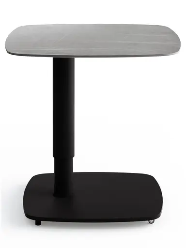 Beistelltisch Camas - LBH ca. 50x50x48 cm, Keramik, Dunkelgrau