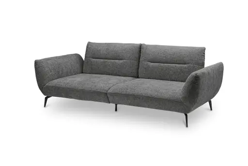 Megasofa PAYTON - 3-Sitzer, Stoff, Graphit