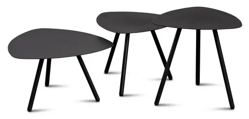 Beistelltisch - LB ca. 60x60 cm, Anthrazit