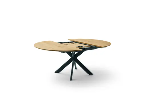 Esstisch - ausziehbar, ca. Ø 140x75 cm, Wildeiche Furnier