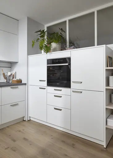 U-Küche 50.100 GL 5 521, Kristallweiß