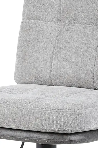 Barhocker - drehbar, höhenverstellbar, Microfaser, Grau, Vintage Anthrazit