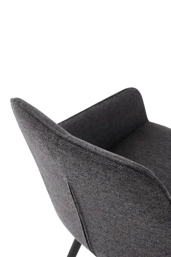 Armlehnstuhl - Stoff, Anthrazit