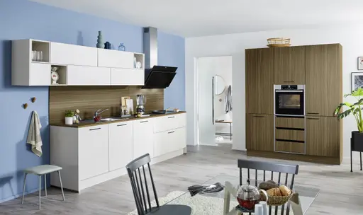 Winkelküche 41.110 1 422, Eiche Nero Nachbildung