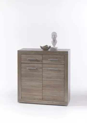 Kommode - B ca. 82 cm, Sonoma Eiche Nachbildung