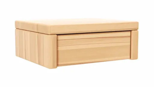 Nachttisch 1660 - Kernbuche massiv, geölt