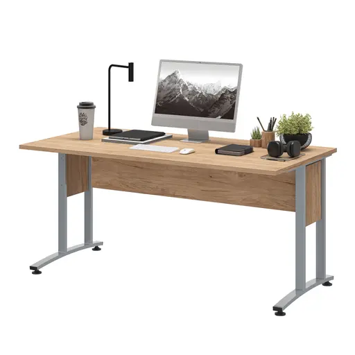 Schreibtisch- LB ca. 160x80 cm, Eiche Dekor