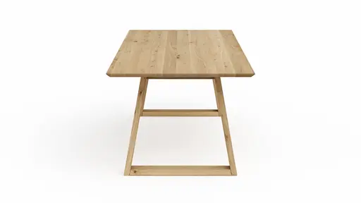 Esstisch Belfast - LB ca. 240x100 cm, Eiche massiv, Legno, Trapezgestell