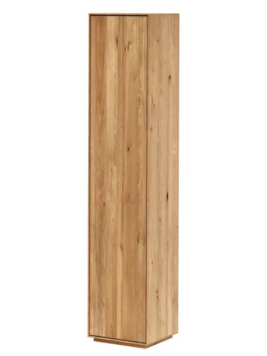 Vitrine Saratoga - links, Wildeiche massiv, natur geölt