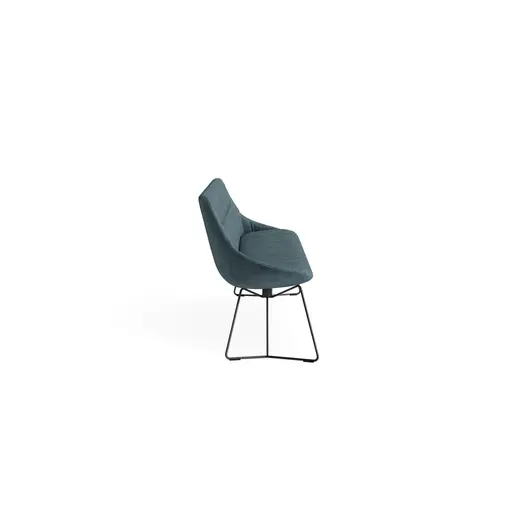 Bank Pegara Plus - B: ca. 215 cm, Stoff, Petrol
