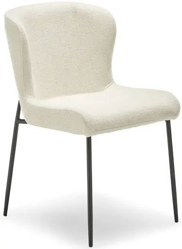 Stuhl ASRA - Stoff, Creme