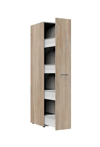 Apothekerschrank- B ca. 30 cm, Eiche Dekor