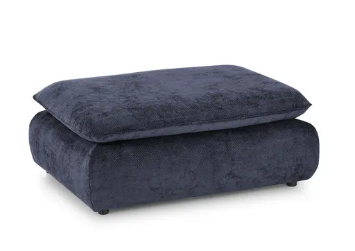 Hocker - Stoff, Dunkelblau