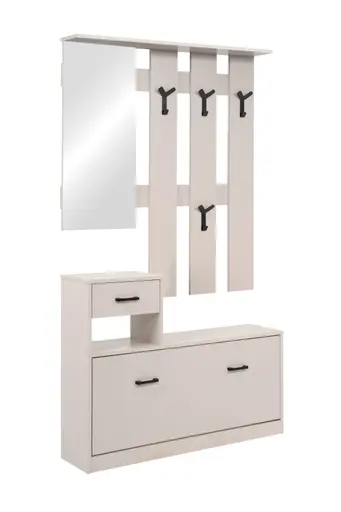 Kleingarderobe- B ca.100 cm, Beige