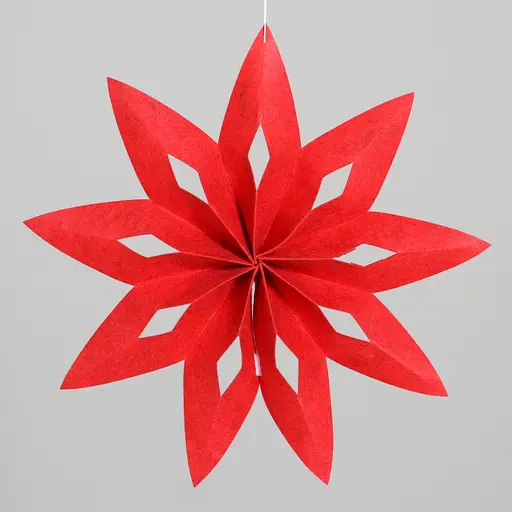 Stern-Hänger - D ca. 50 cm, Rot