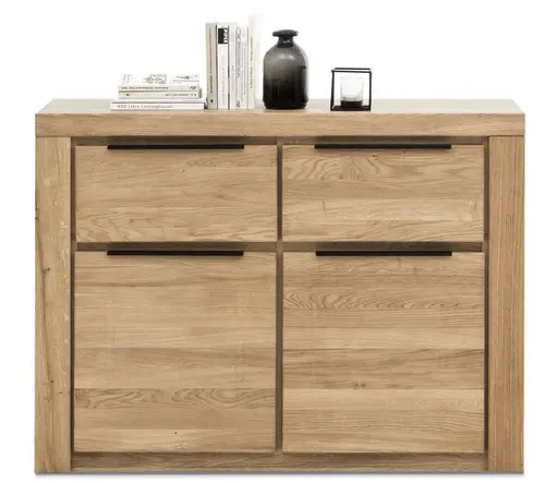 Kommode - Eiche Dekor, Eiche Massiv, Geölt