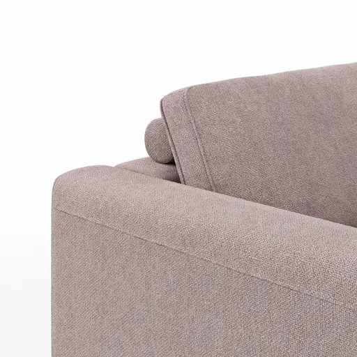 Sofa Solano - 3-Sitzer, Stoff, Rosa
