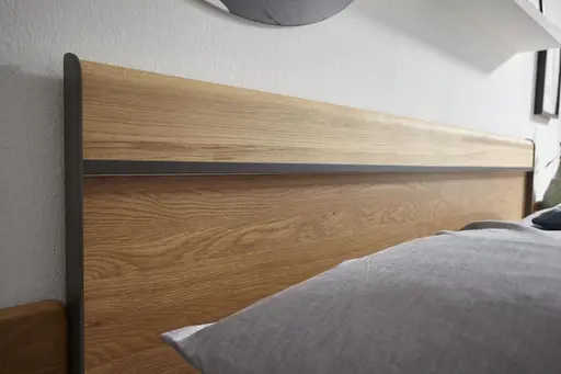 Bett Lenoso - Liegefläche ca. 180x200 cm, Eiche Nachbildung