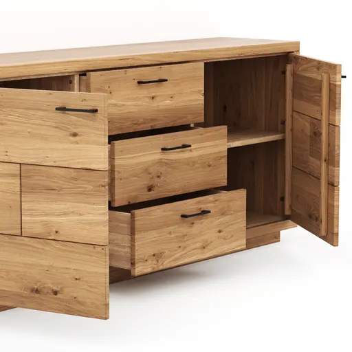 Sideboard Hartford - BHT ca. 188x82x40 cm, Eiche massiv