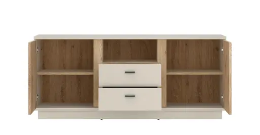 TV-Board - B ca. 150 cm, Kaschmir, Cremona Eiche Nachbildung