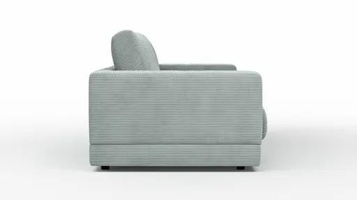 Sofa Juni - 2-Sitzer, Cord, Hellblau