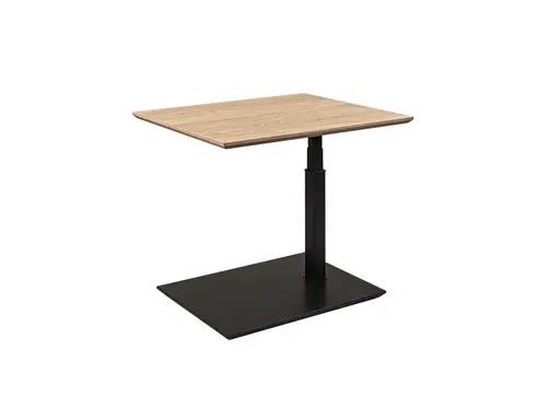 Couchtisch - höhenverstellbar, LBH. ca. 70x60x47-65 cm, Wildeiche