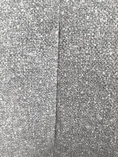 Stuhl MAUREEN - drehbar, Stoff, Grau