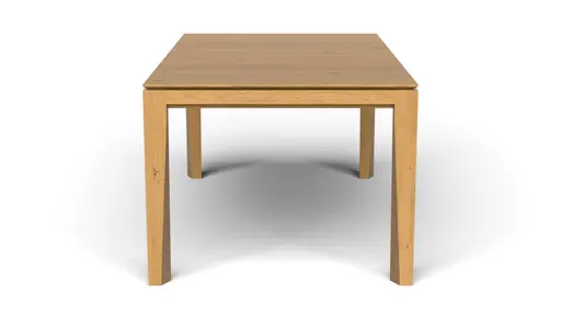 Esstisch 3400 - ausziehbar, LB ca. 200x100 cm, Asteiche massiv, Geölt, Gedrehter Fuss