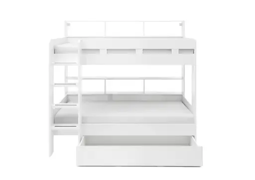 Etagenbett - Liegeflächen ca. 90x200 cm, Weiß