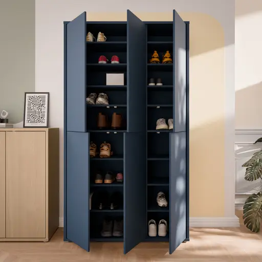 Schuhschrank FAID- B ca. 109 cm, Blau