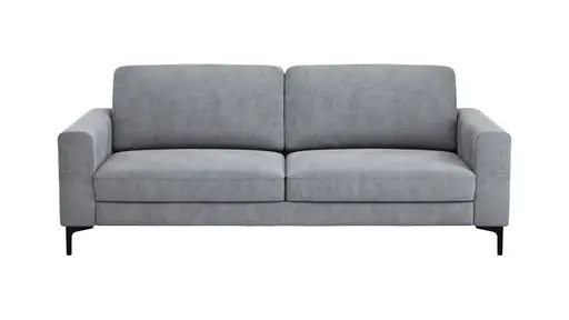Sofa Oviedo - 3-Sitzer, Stoff, Grau
