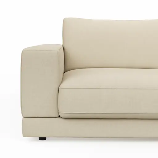 Megasofa Juni Lounge - B ca. 252 cm, Stoff, Offwhite