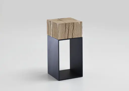 Bestelltisch - LBH ca. 27x27x54 cm, Eiche massiv