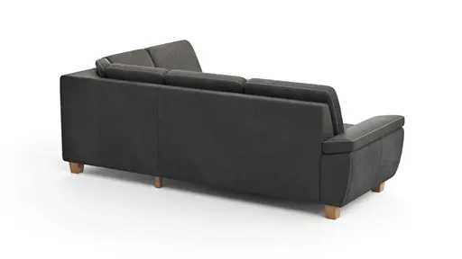 Ecksofa Sommerville - 2,5-Sitzer mit Ecke rechts, Stoff, Anthrazit