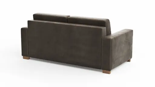 Sofa Lakeville 1 - 2-Sitzer inkl. Schlaffunktion, Stoff, Braun