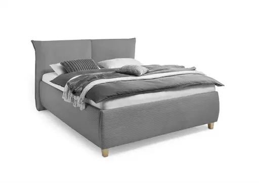 Bettgestell ALICA- Liegefläche ca. 180x200 cm, Stoff, Anthrazit